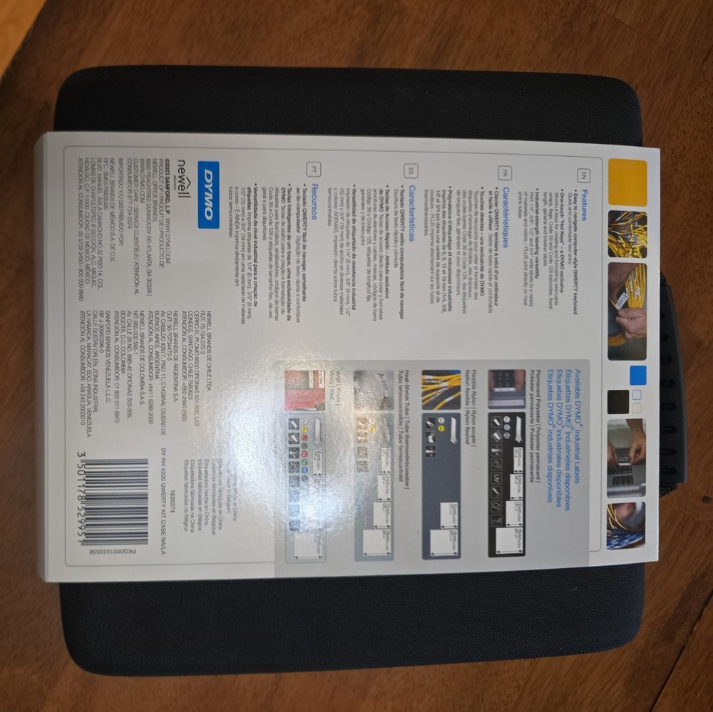 Dymo Rhino 4200 Case Kit All-purpose Labeling Tool 19MM 3/4" Bundle