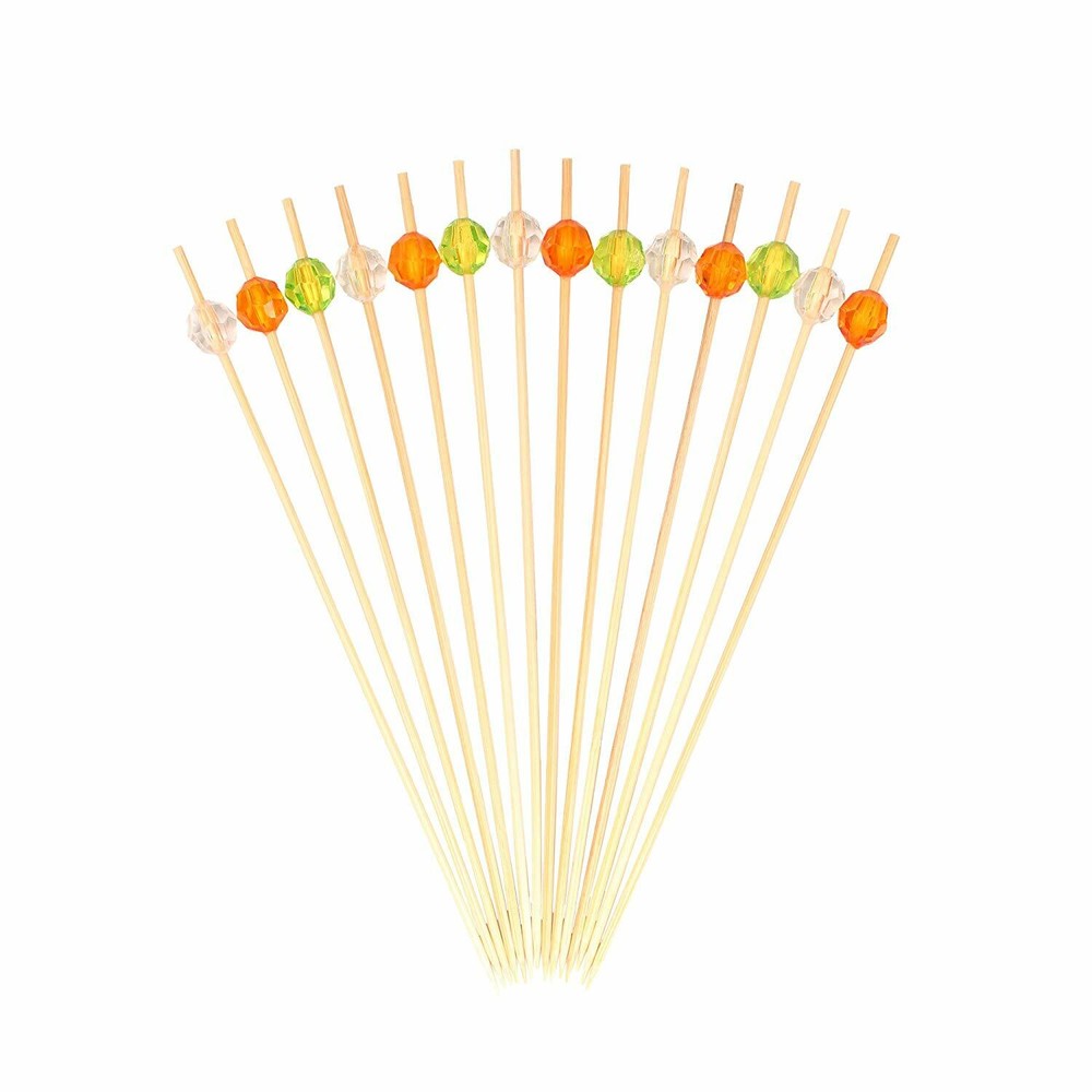 5.9" Decorative Diamond End Pick Skewers