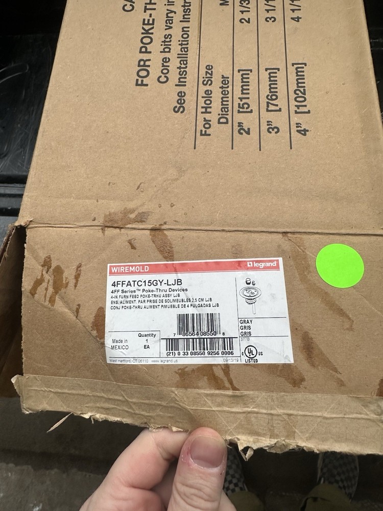 Legrand Wiremold 4ffatc15gy