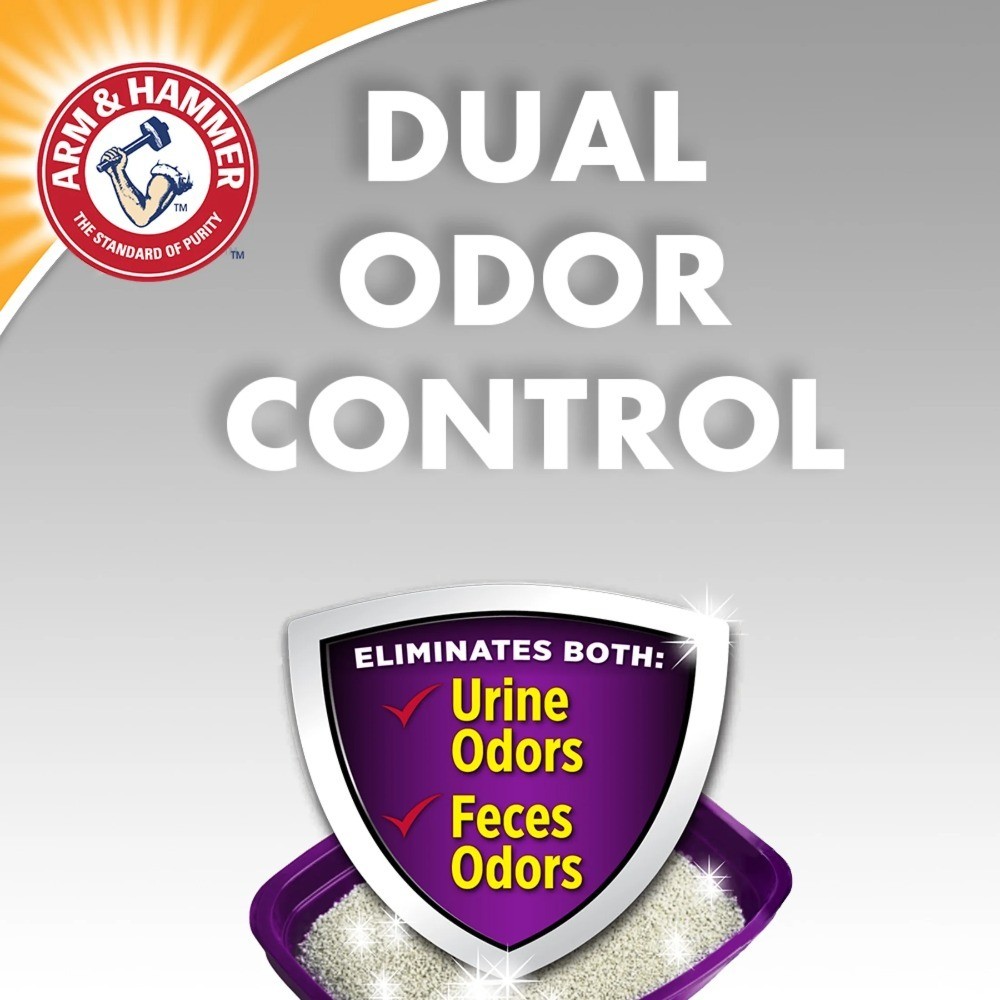 Advanced Odor Control Clumping Cat Litter Scented 20 lbs 2 Pack Double Duty