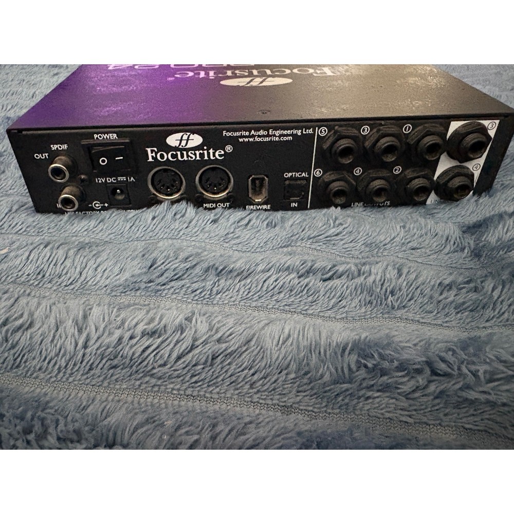 Focusrite Saffire PRO 24 Firewire Audio Interface Pro Studio Rackmount