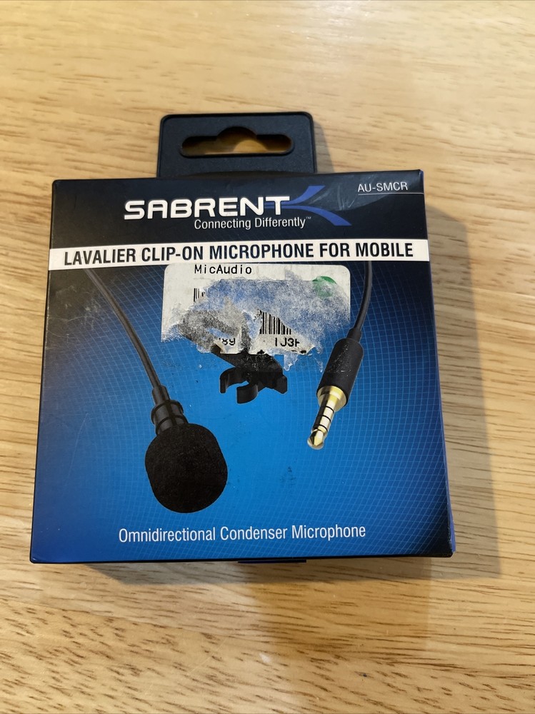 Lavalier Clip-on Microphone  AU-SMCR
