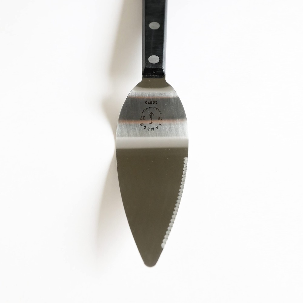 4" Pie & Cake Server Wave Edge with Noir Ultra Durable handle
