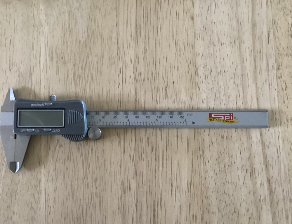 SPI Digital Caliper 0-150mm 50th Anniversary With Case