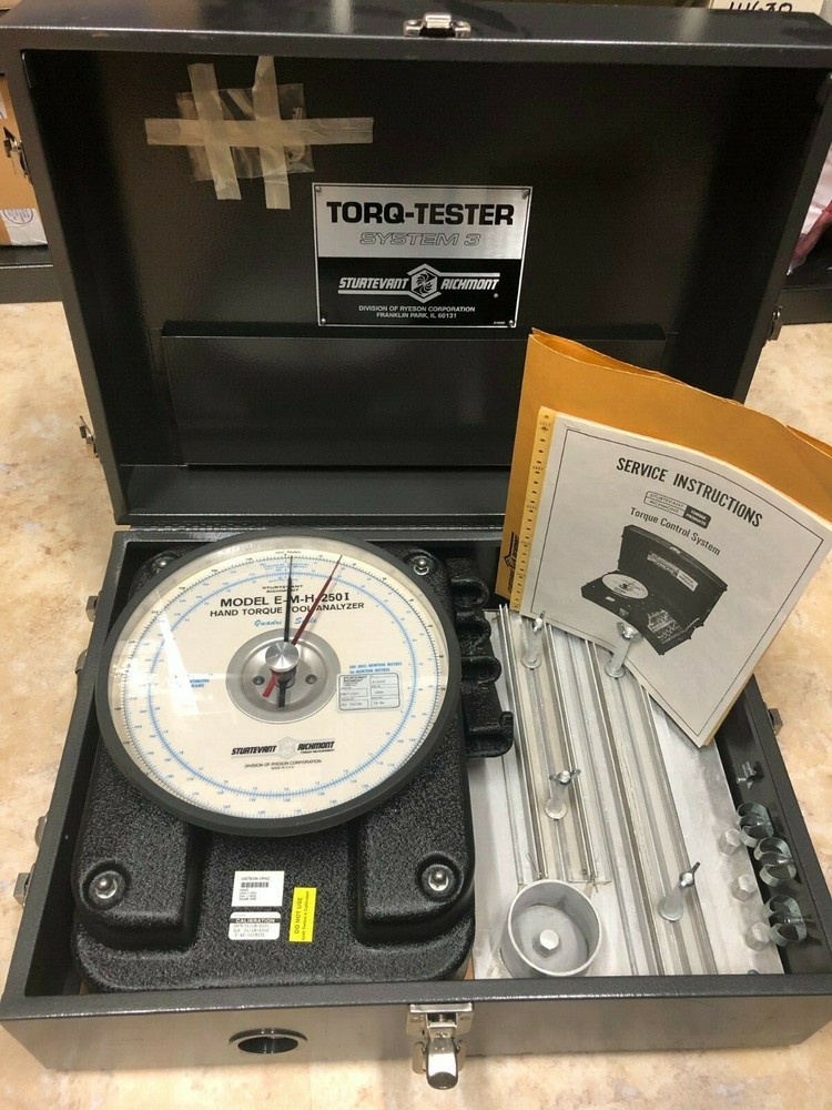 Sturtevant Richmont Torq-Tester System 3 - Torque Analyzer System EMH-250I