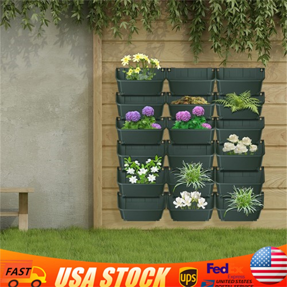 18-planter Hanging Planter, Hanging/wall-mounted Vertical Garden Planter