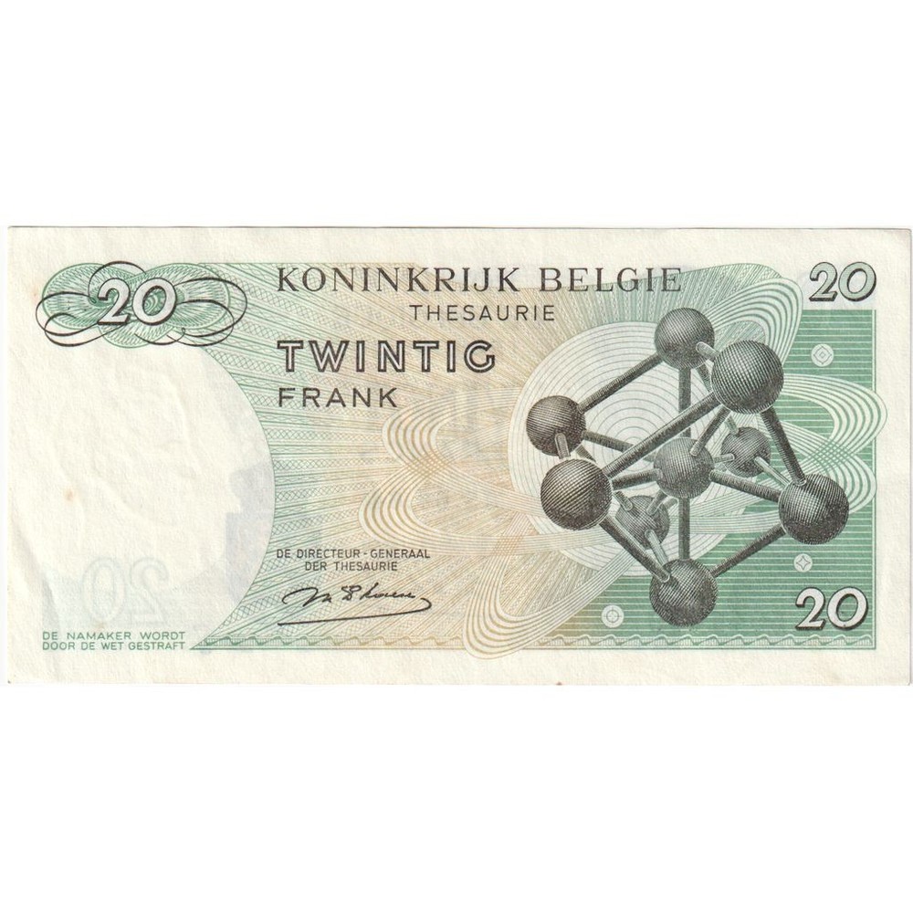 [#1242182] Belgium, 20 Francs, UNC