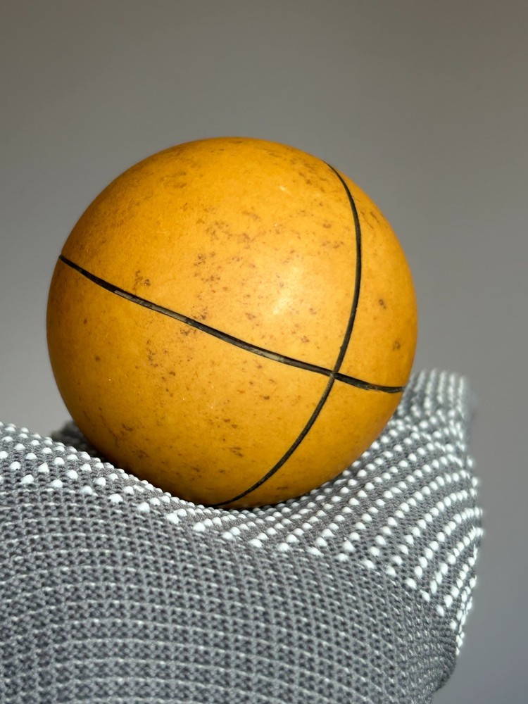 Vintage old soviet billiard balls USSR billiard.
