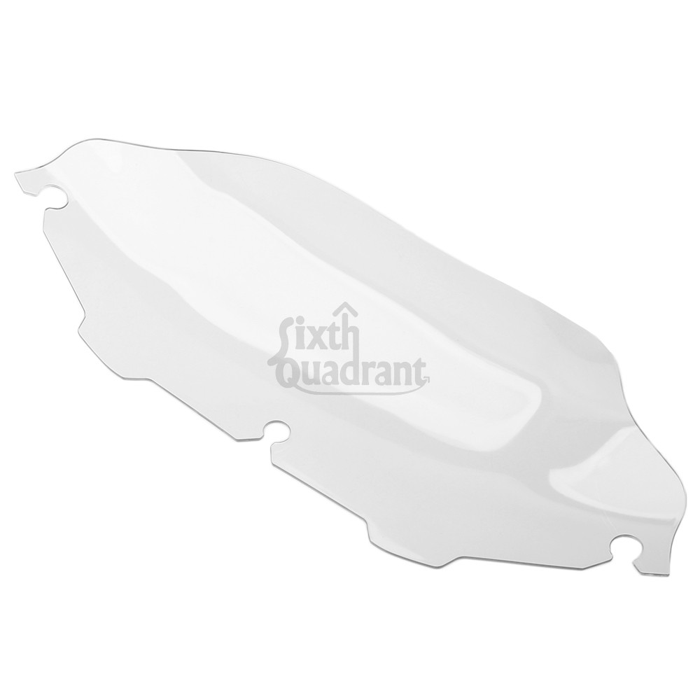 8" Clear Wave Windscreen Windshield For Harley Touring Electra Glide 1996-2013