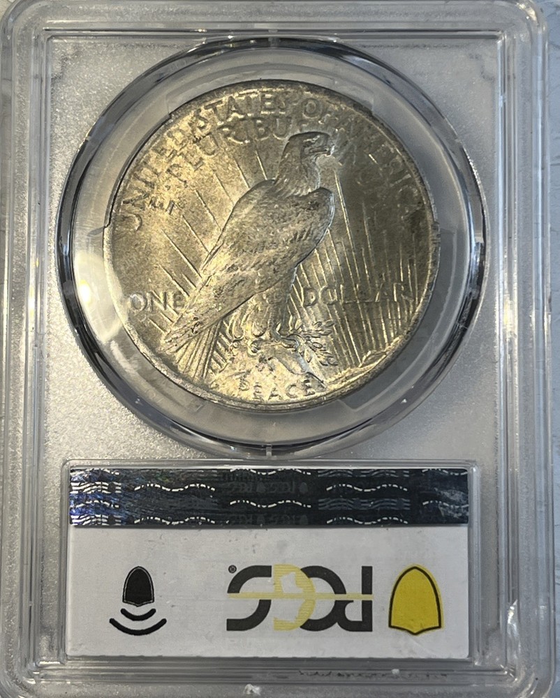 1923 Peace Silver $1 Dollar PCGS Certified MS63 Coin