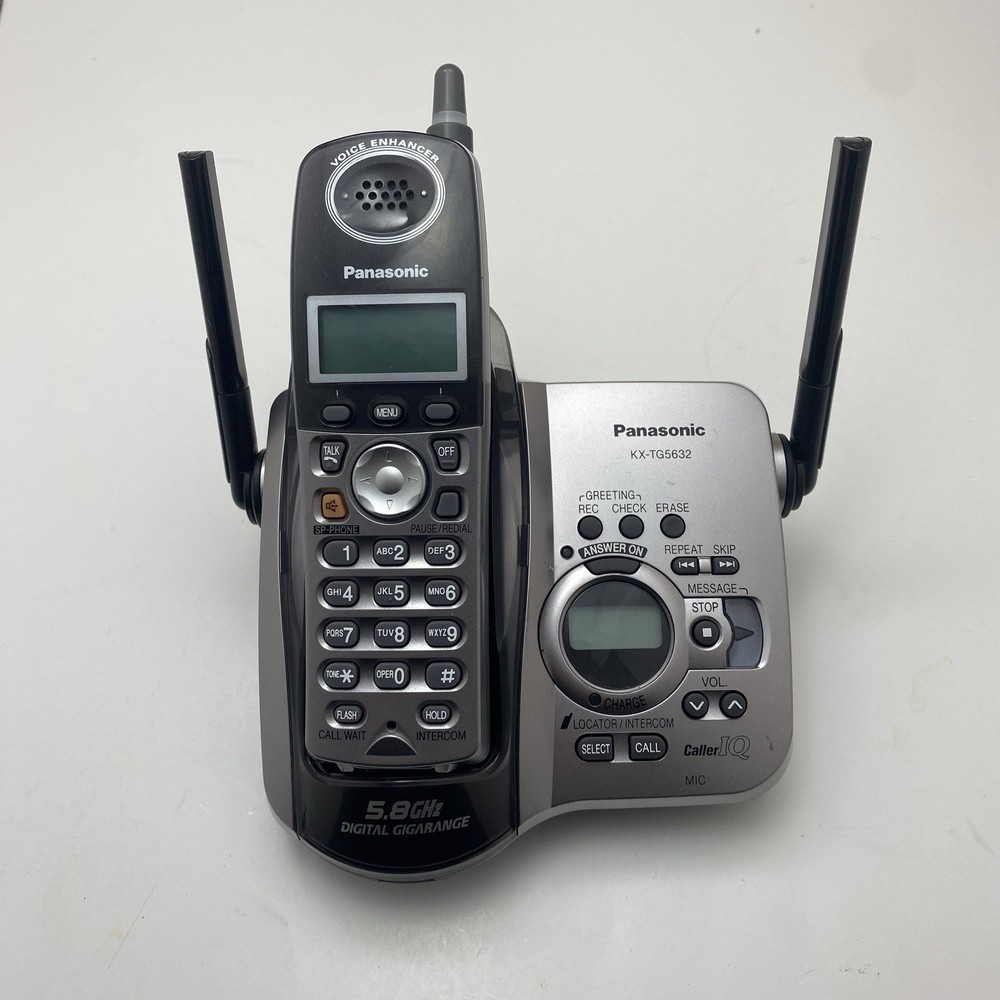 Panasonic Cordless Phone System KX-TG5632M  Untested