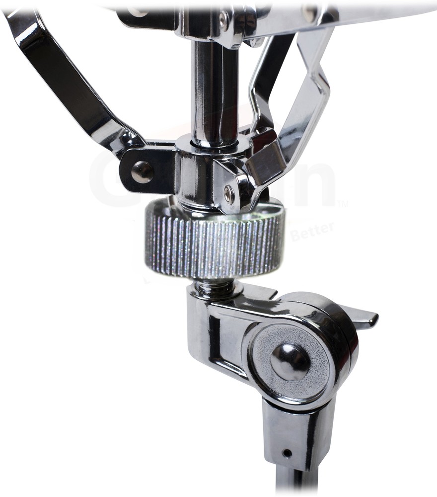 GRIFFIN 2-PACK Snare Stand & Hi-Hat Pedal | Drum Hardware Pull Chain Chrome Set