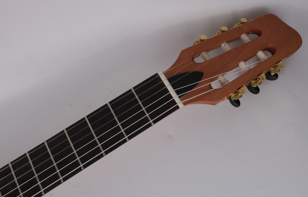 Left Hand nylon string travel electric classical guitar built in effect