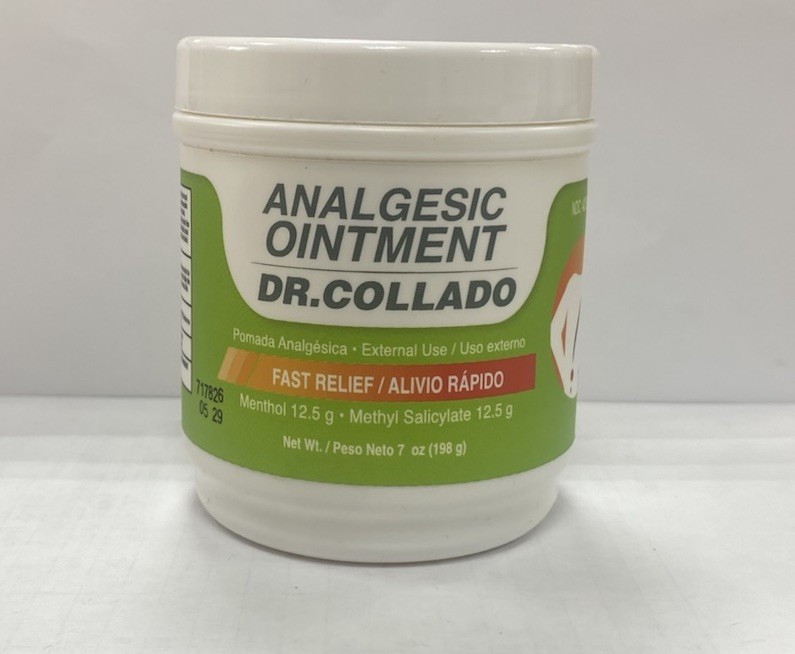 Dr Collado Analgesic Ointment. 7oz