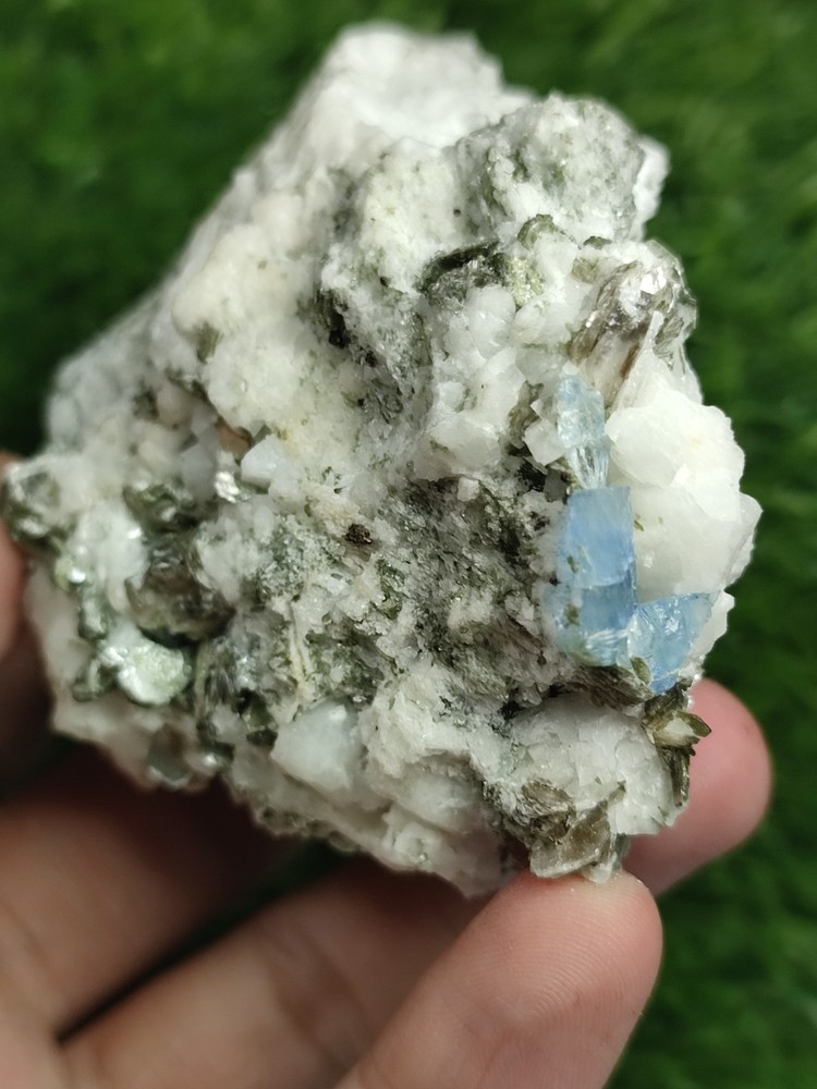 Alkali Beryl Crystal On Matrix With Nice Terminations-Pak.