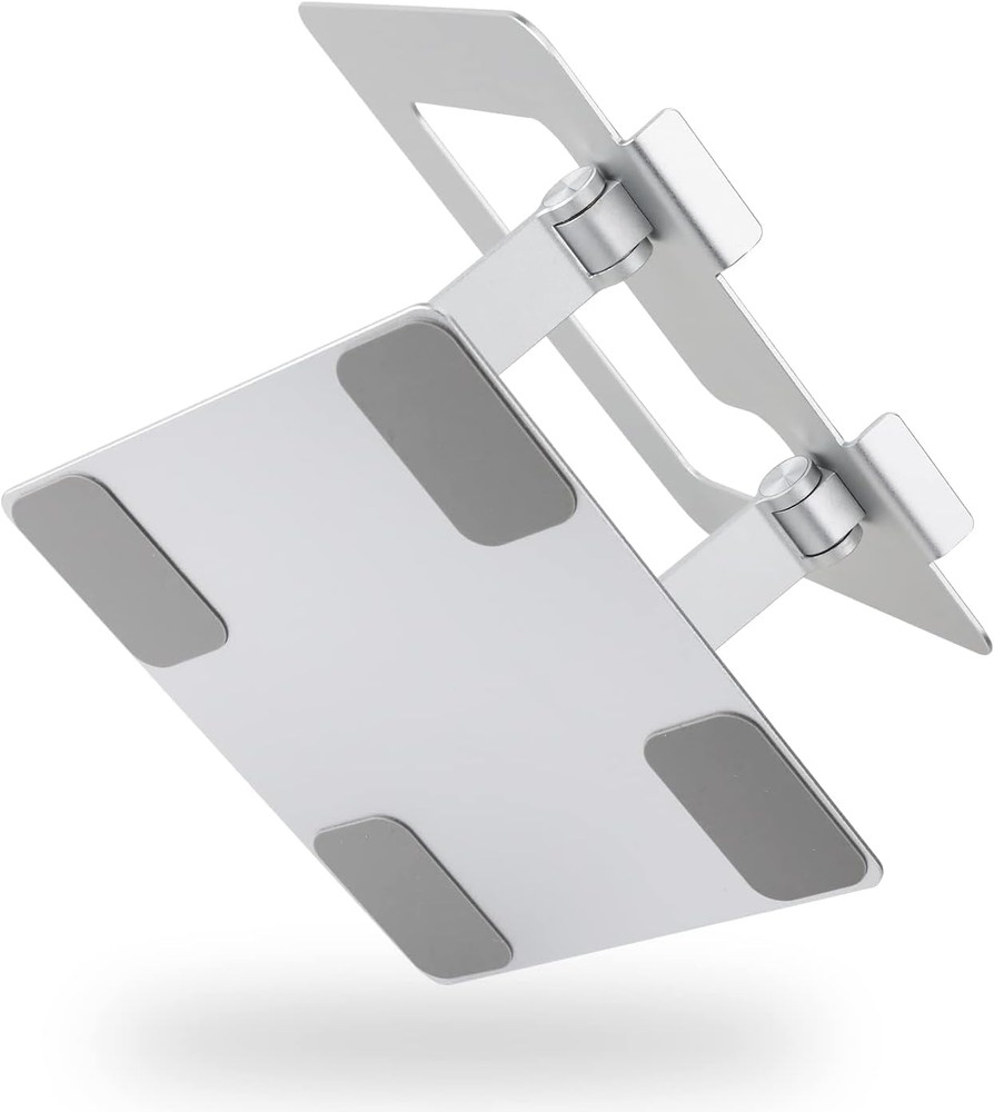 Sturdy and Portable Ergonomic Laptop Stand for Desk, Height Adjustable Riser wit
