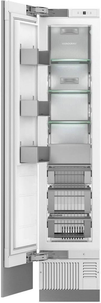 GE Monogram ZIF180NPKII 18" Panel Ready Smart Freezer Column