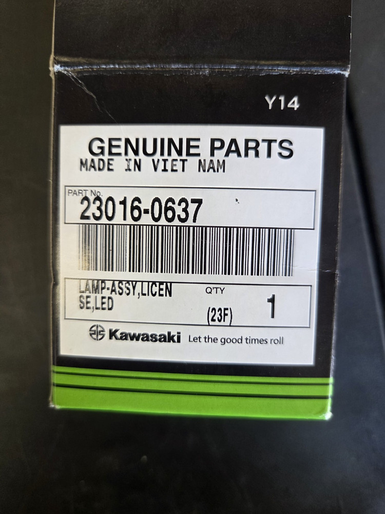 Kawasaki Ninja License Plate Light
