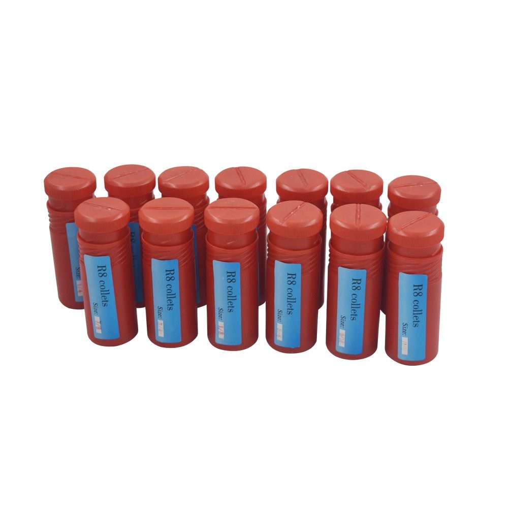 13PCS Precision R8 Collet Set Mill Collets Set ?C Collets for Mill Machine