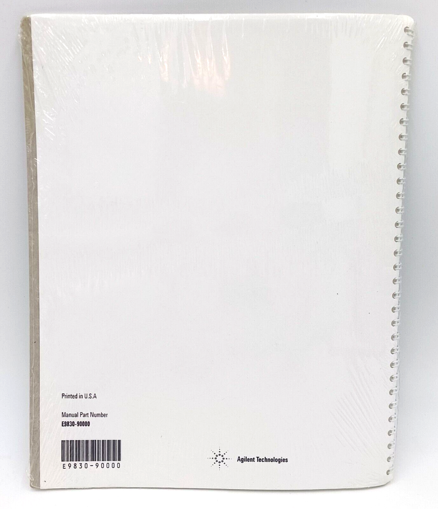 Agilent Technologies E9830A Delay Memory User's Guide #E9830-90000