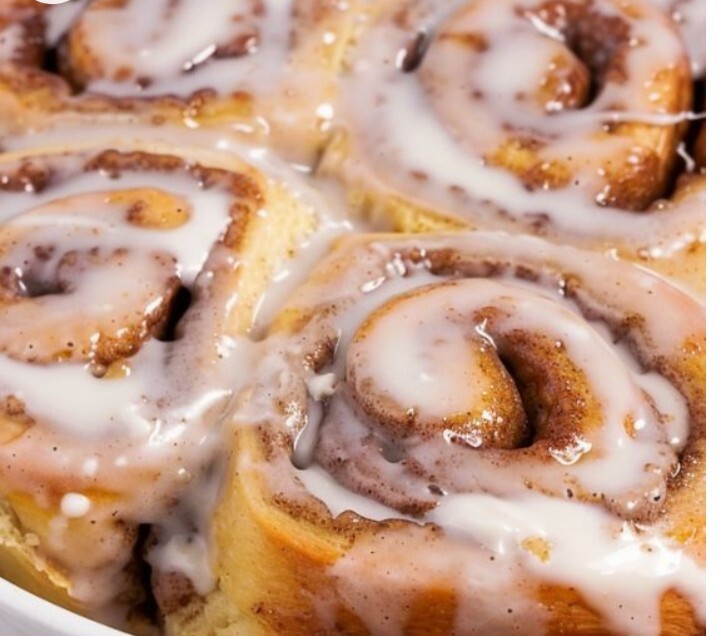 cinnamon rolls " One Large Dozen "