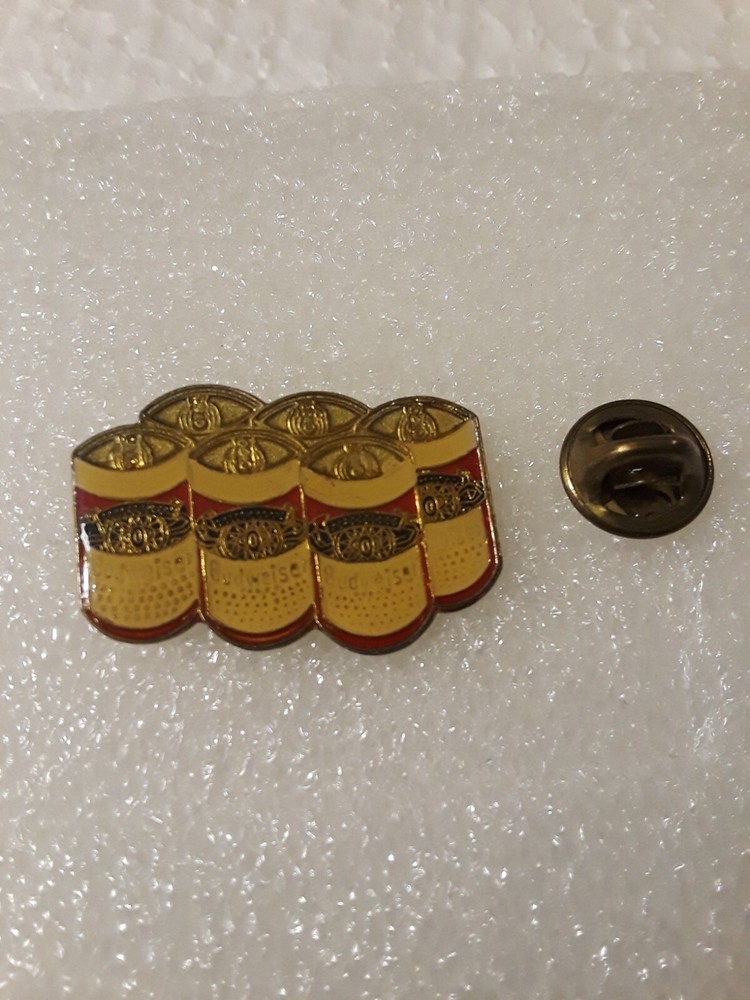 Vintage Budweiser 6 Pack Lapel Pin