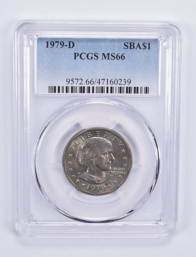 1979-D Susan B Anthony Dollar MS66 PCGS Blue Label