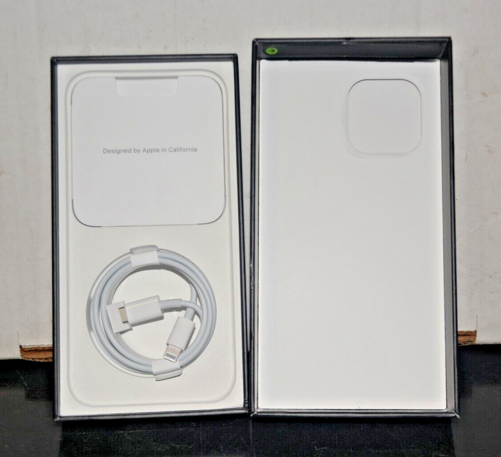 Replacement Empty Retail Box Only For iPhone 13 Pro Max (with charger cable)