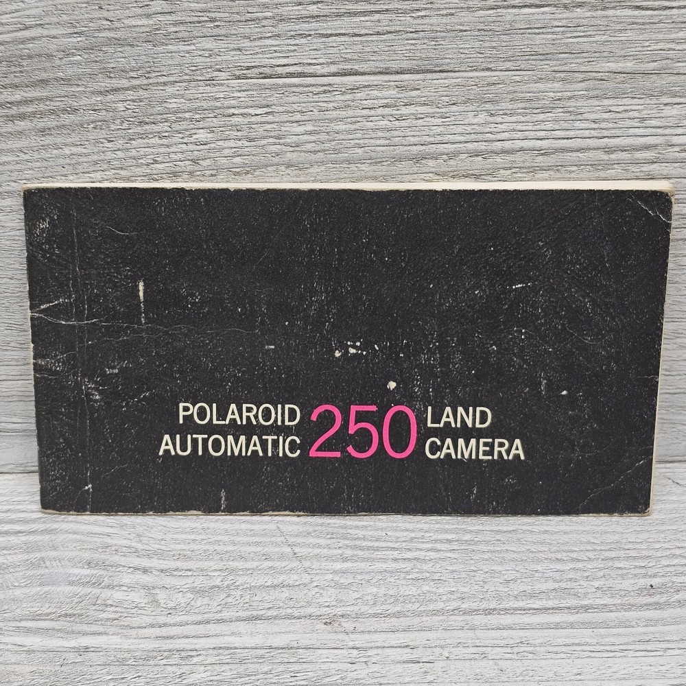 Polaroid 250 Automatic Land Camera Owners Manual Vintage Operator Booklet