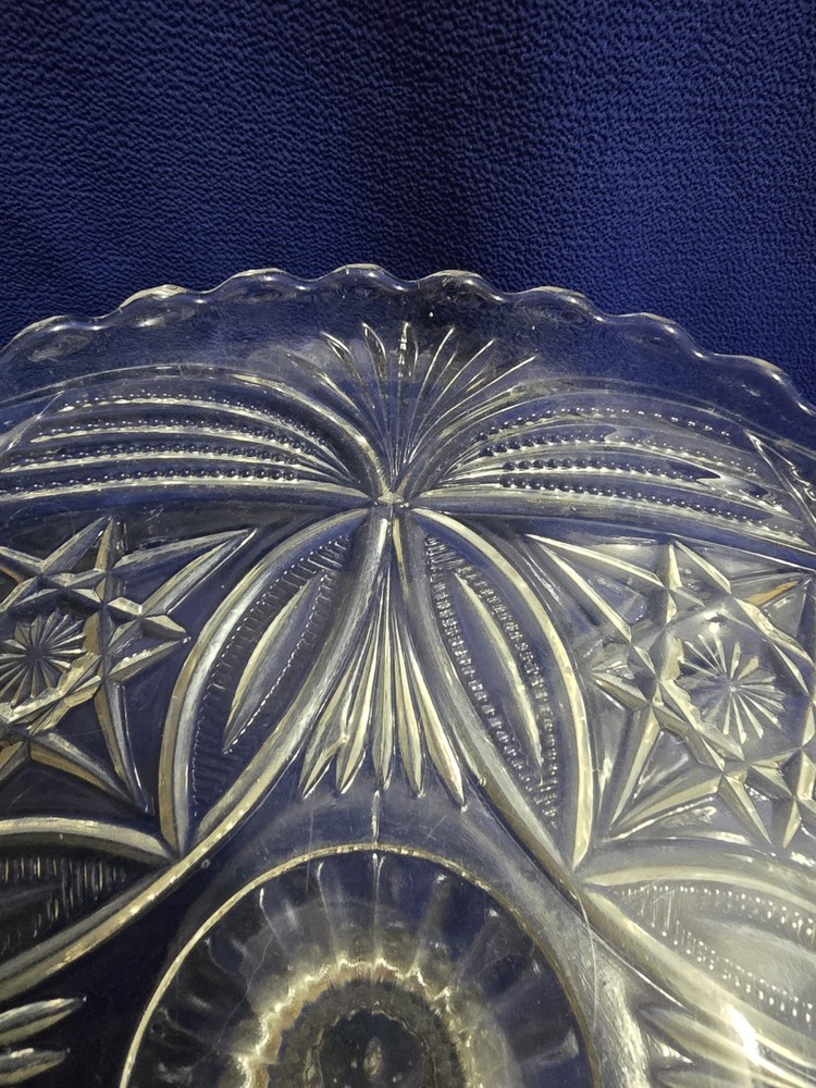 ANTIQUE EAPG BRYCE-HIGBEE CAKE STAND PTRN-MONARCH