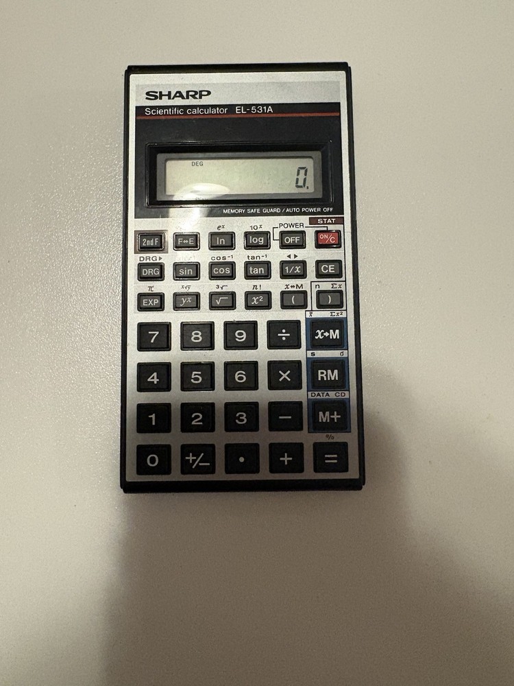 Vintage Sharp Scientific Calculator EL-531A