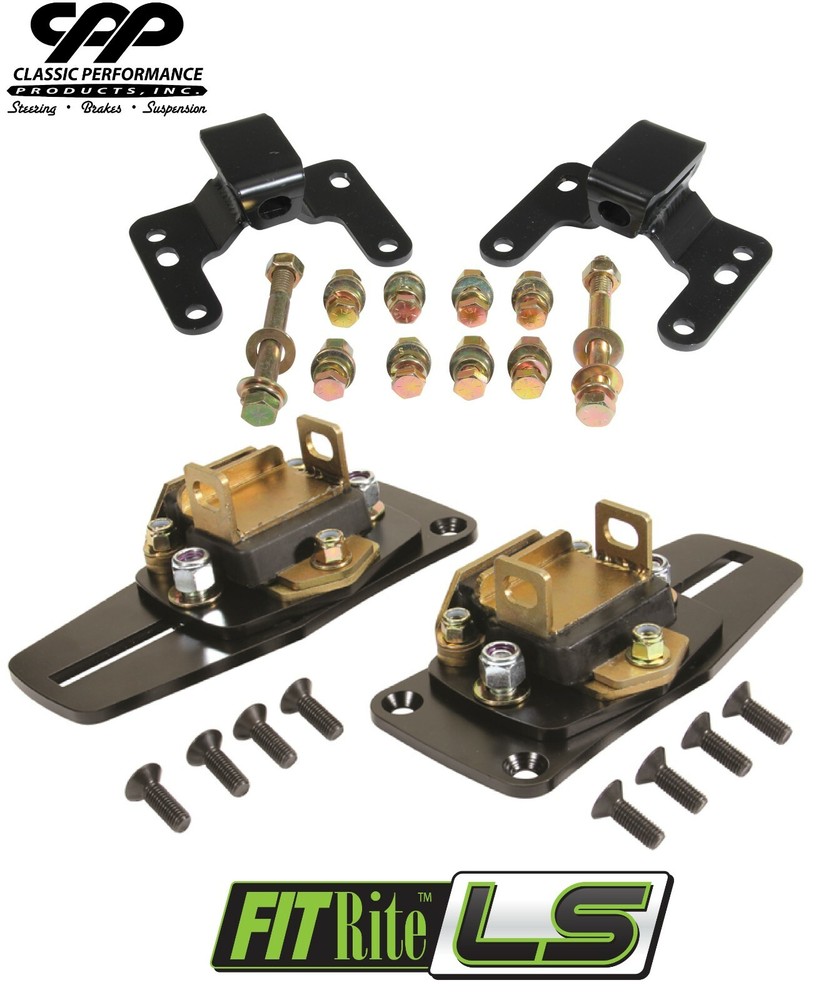 1968-72 Chevy Chevelle LS Engine Swap Conversion Motor Mount Adapter Bracket Kit