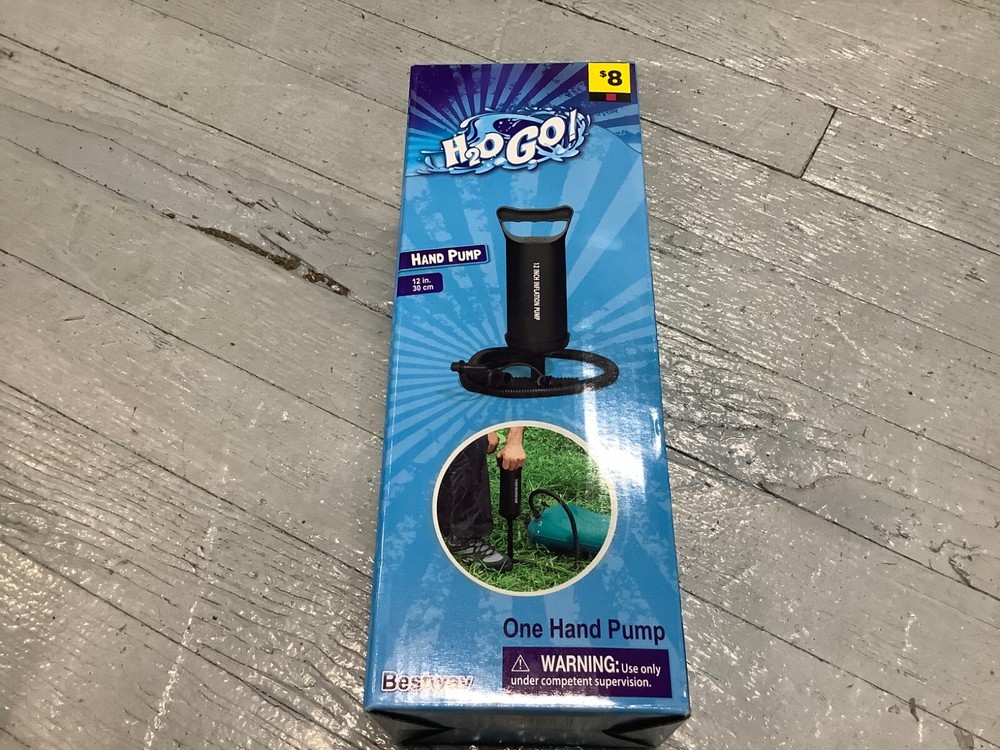 H2O Go! Hand Pump Black~New