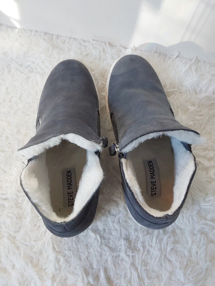 stevemadden boots suede