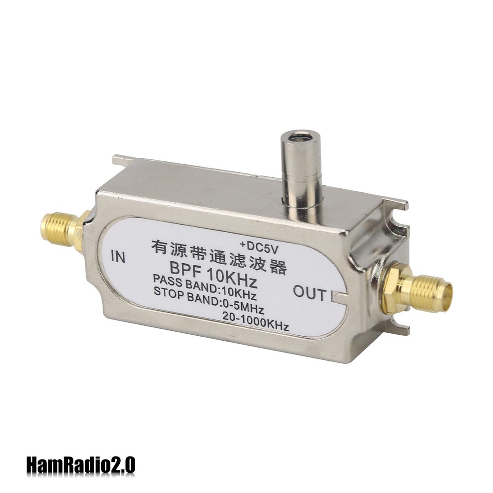 10KHz BPF Single Power Supply Active Bandpass Filter 45dB Suppression