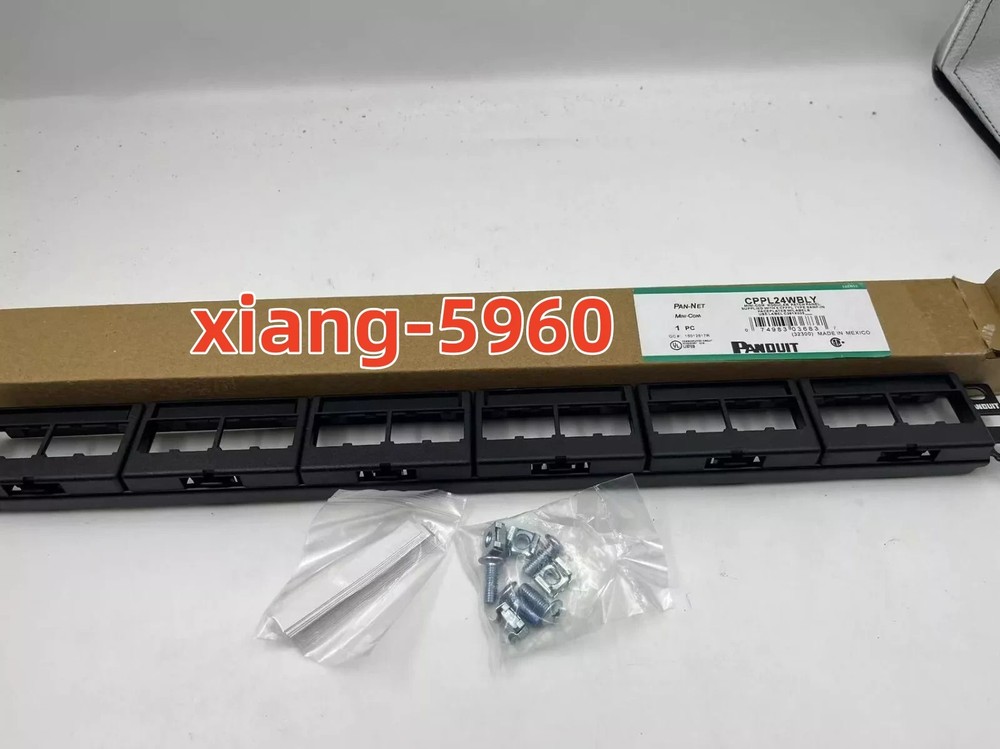 Panduit Mini CPPL24WBLY modular patch panel, suitable for CAT6, 5E 24 port