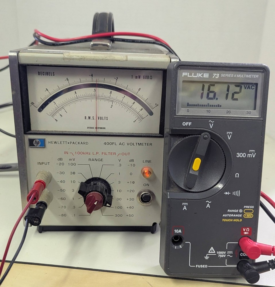 Hewlett Packard HP 400FL AC Voltmeter
