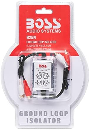 Ground Loop Isolator Noise Filter for Car Audio Systems