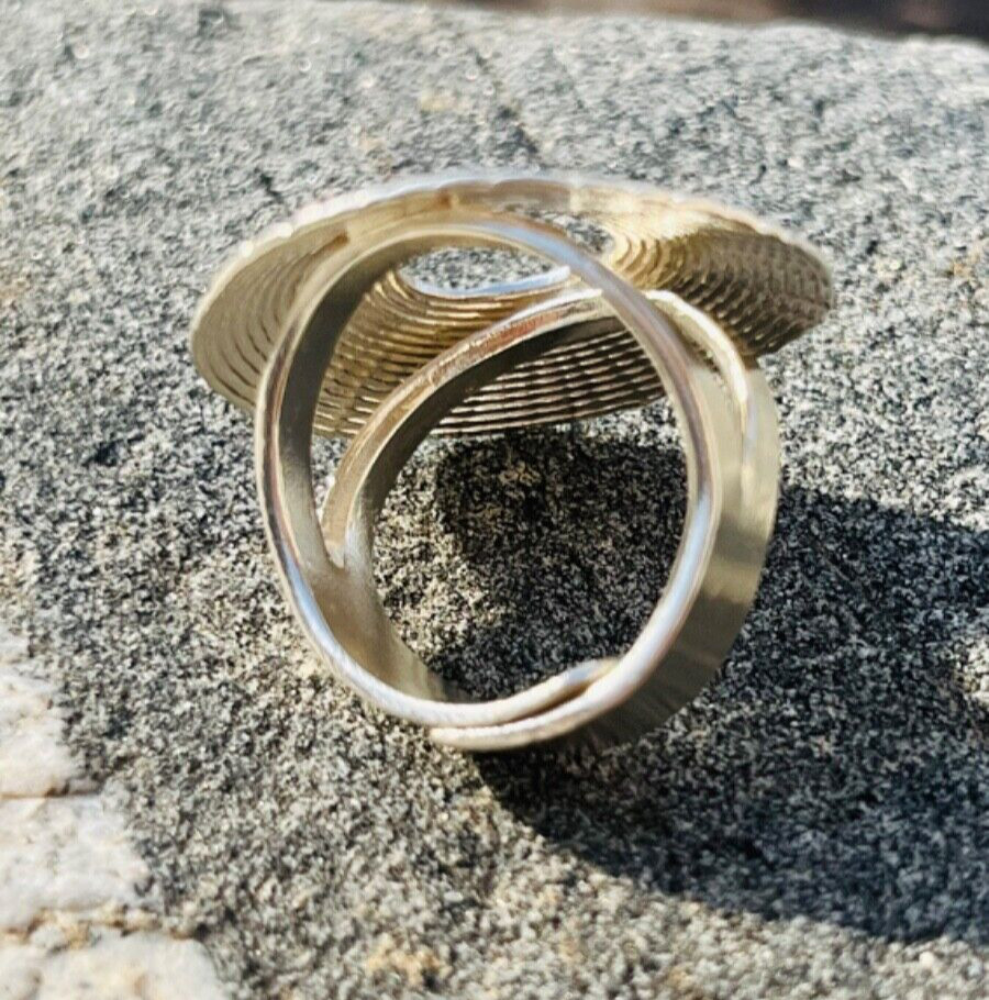 Handmade Ring Sterling Silver 925 Free Size