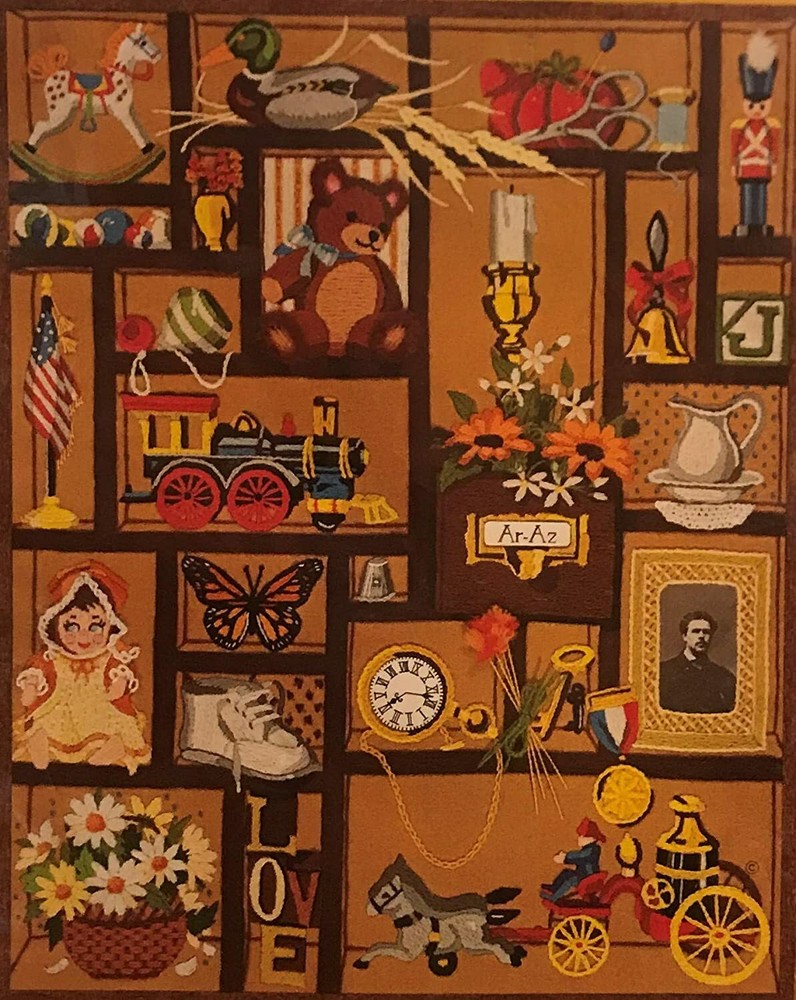 Sunset Stitchery"Bits and Pieces Memory Box" 1981 Kit