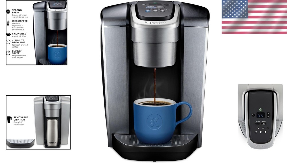 Modern Design - Temperature Control - Brushed Silver