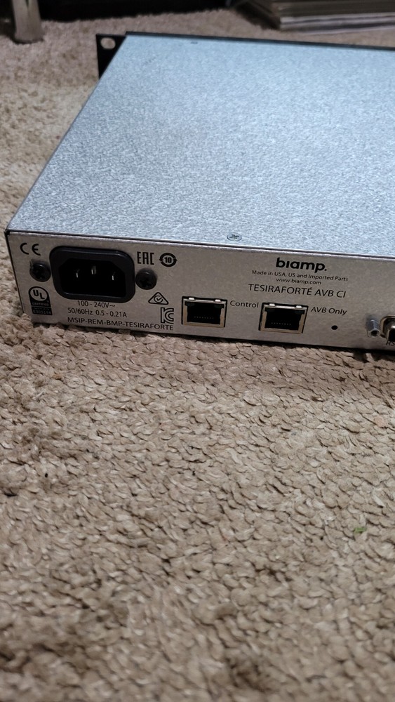 Biamp Tesira Forte AVB CI