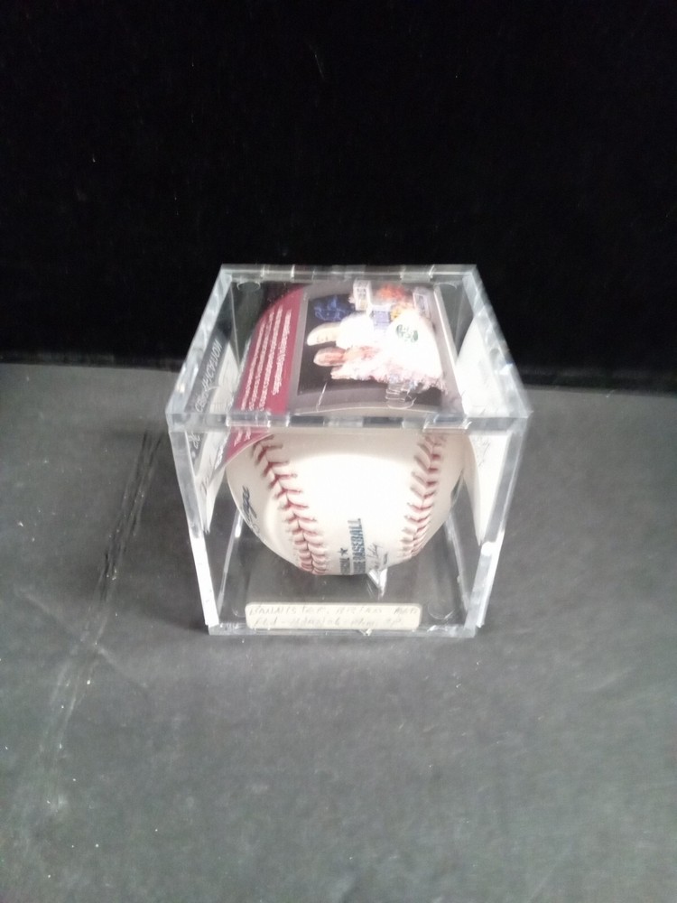Brian Bannister Signed OML Baseball Mets Royals Red Sox JSA Certified-#