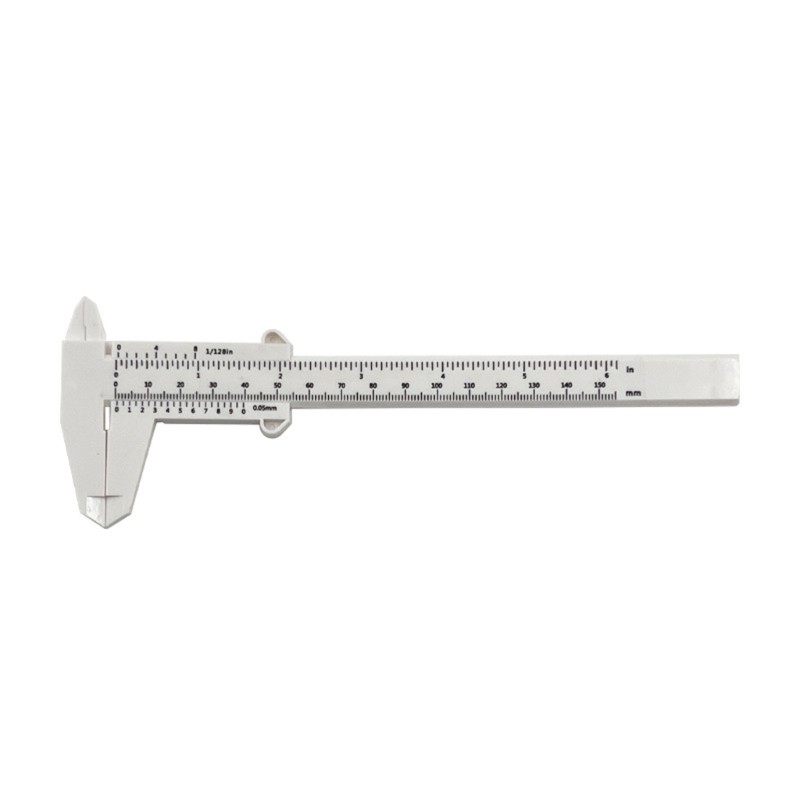 Professional 150mm Plastic Vernier Caliper Double Unit Display Accurate Tool