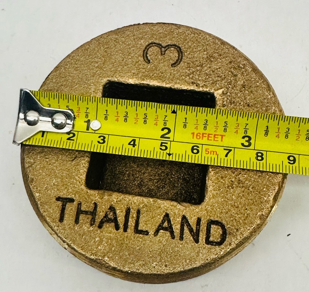 3" BRASS PIPE COUNTER SUNK PLUG