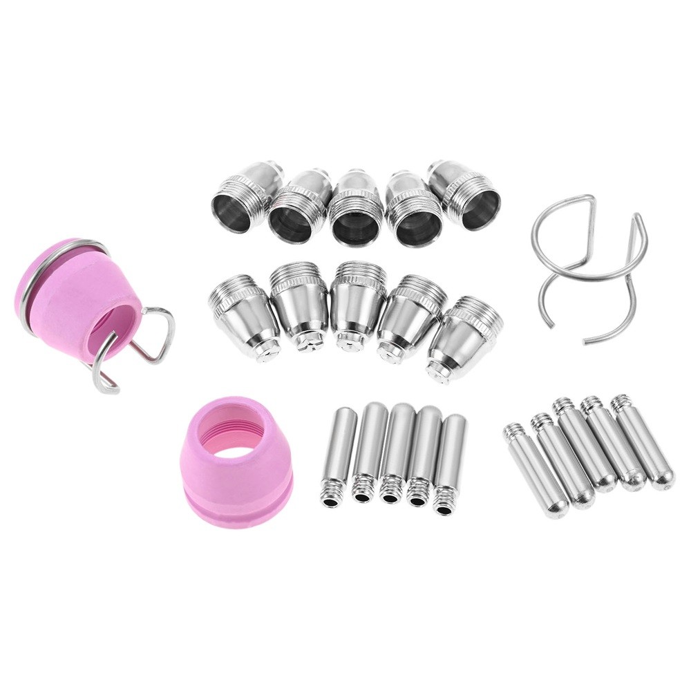 Plasma Cutter Torch Consumables Kit Compatible CUT55 CUT55PRO Plasma Cutter