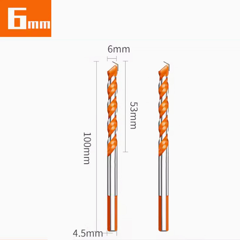 Fit for Multi Construction Twist Drill Bits Masonry Concrete Wood Drill Bit Tile