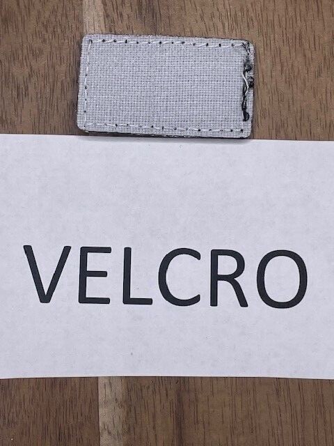 Blood Type Patch PVC Hook Loop 0+ White FIRE POLICE MILITARY