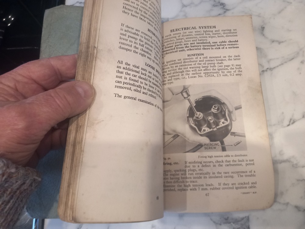 Standard Eight Instruction Book 1945-48 Fourth Edition