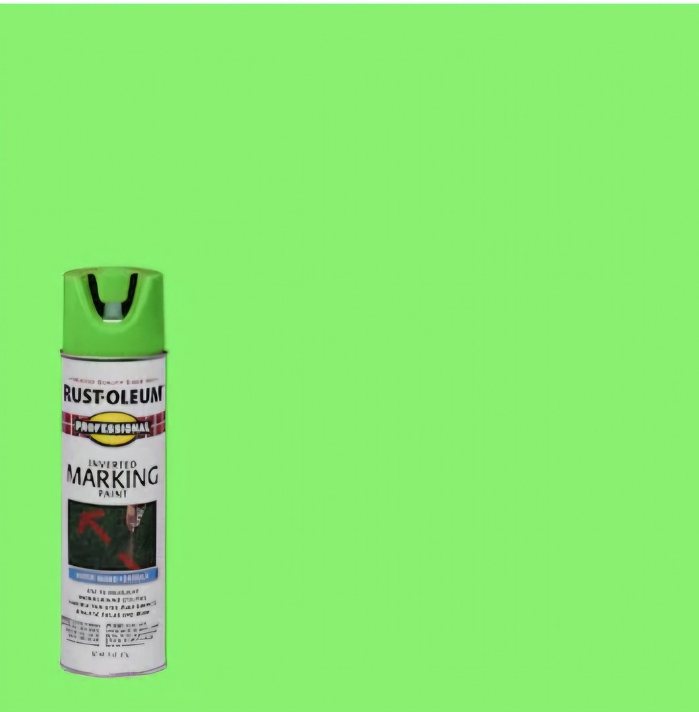 Rust-Oleum Inverted Marking Paint Green, 15 oz